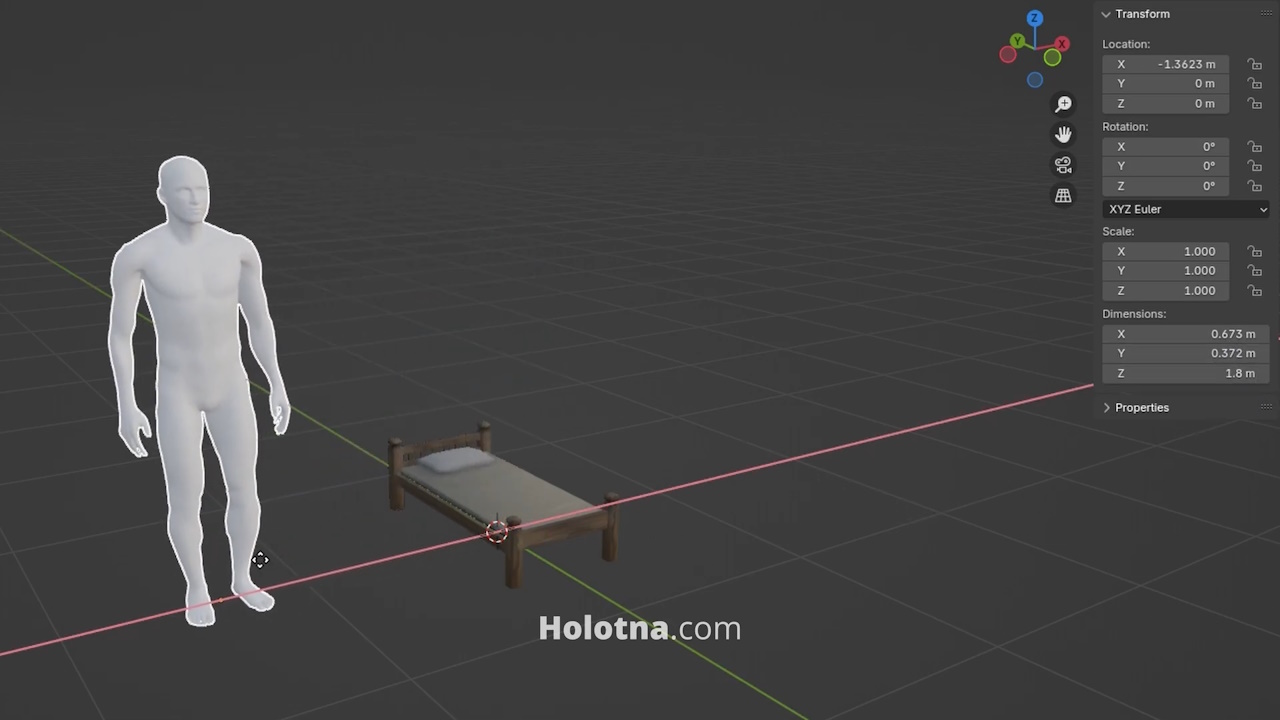 Importing a Real Size Character