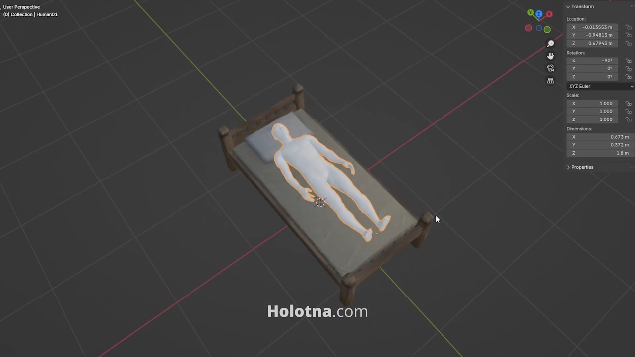 Resizing the Model According to Size of the Character
