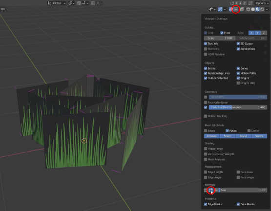 Displaying Split Normals