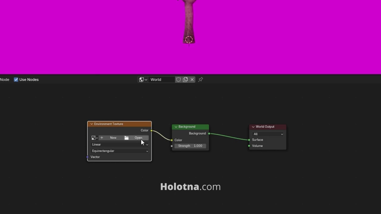 Adding an HDRI Map in Blender