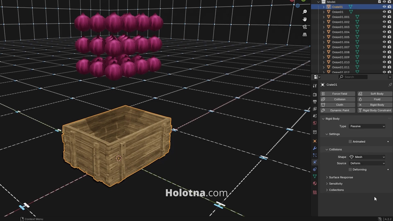 Changing Rigid Body Settings