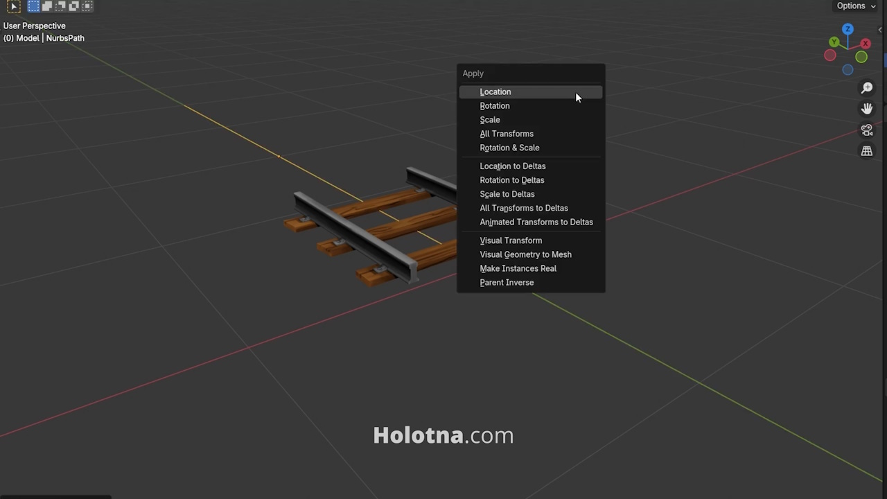 Rotating the Curve and Applying its Location
