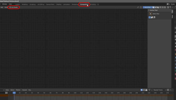 The Compositing Workspace