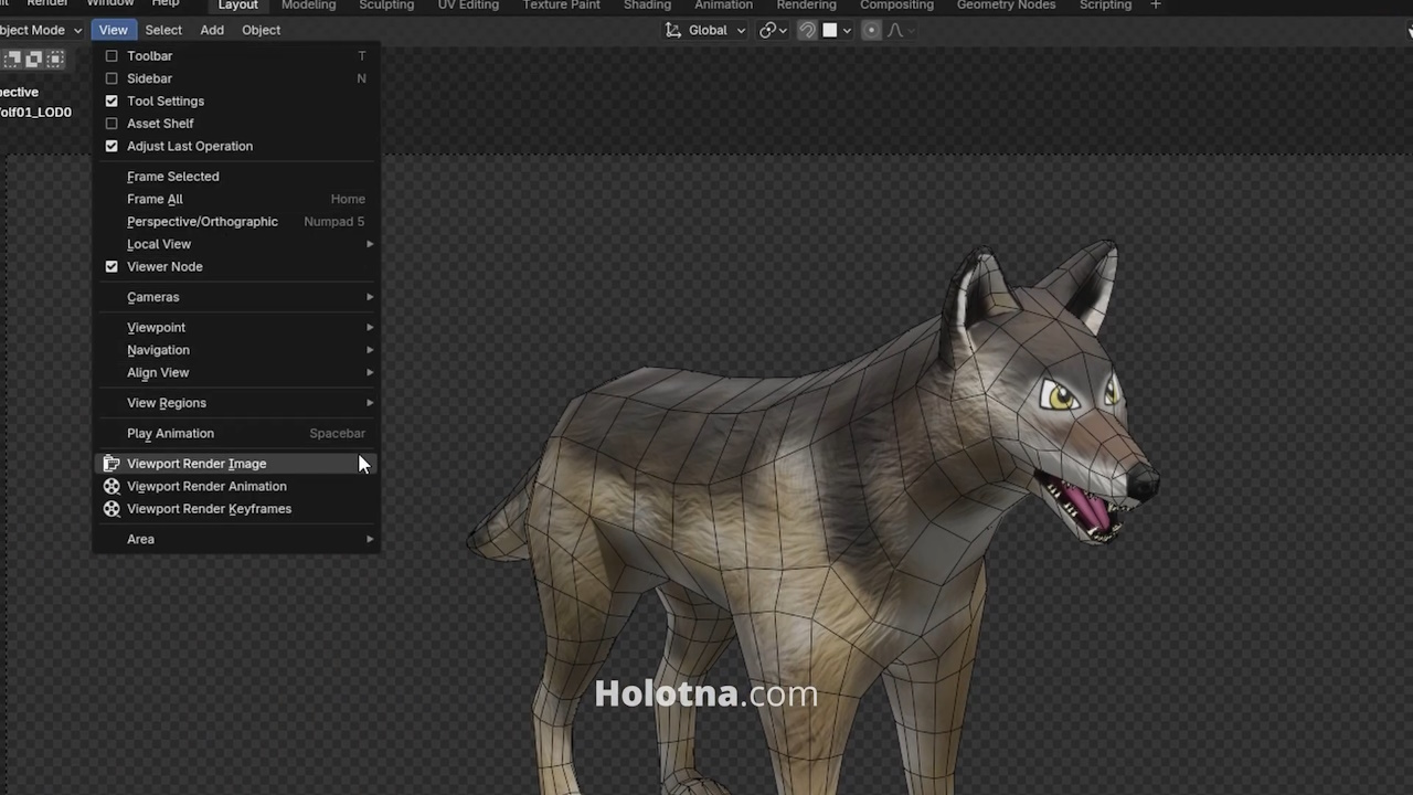 Rendering the Viewport into an Image