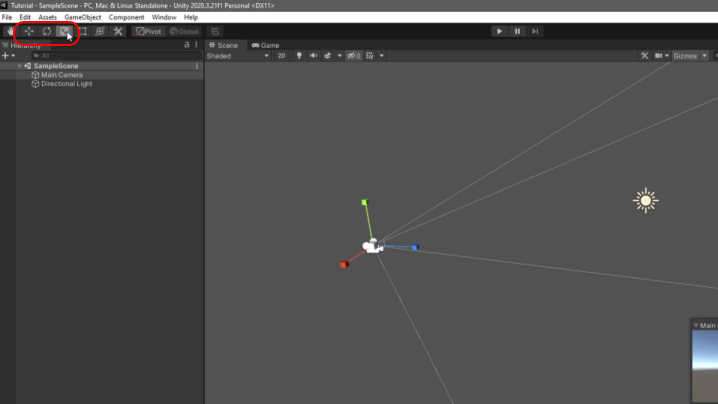Unity Toolbar