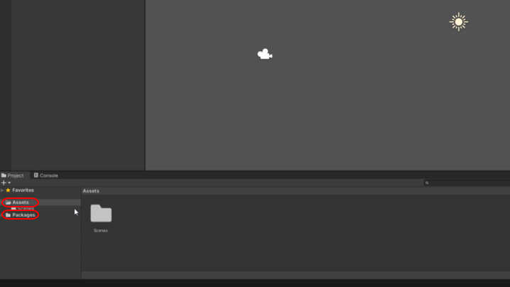 Unity Packages and Assets Folders