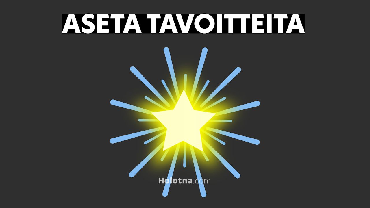 Aseta tavoitteita