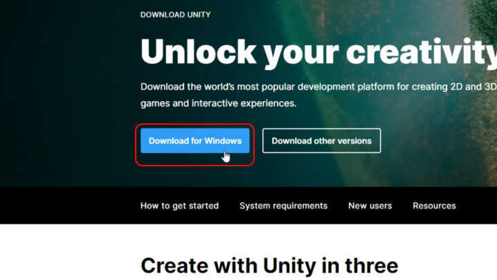 Download Unity Hub
